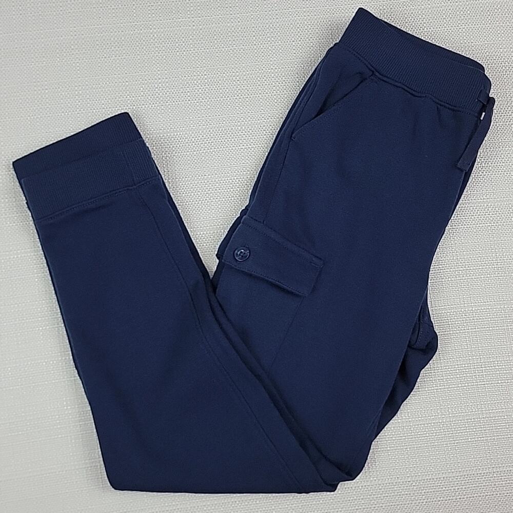 Janie‎ and Jack French Terry Knit Navy Cargo Joggers 8